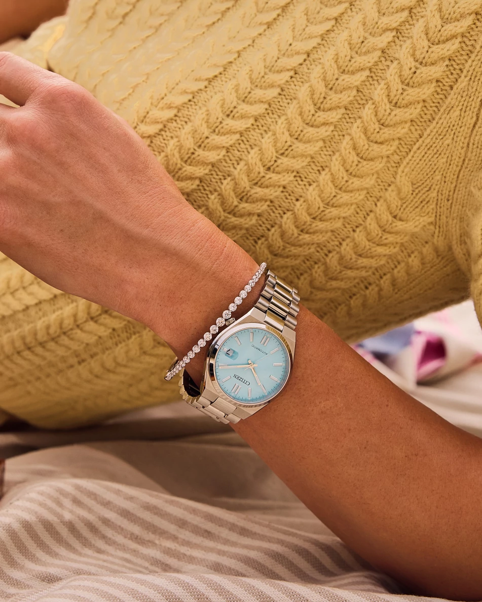 TSUYOSA 37mm Dial Stainless Steel Bracelet NJ0200-50L | CITIZEN